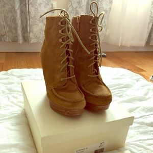 Coach Liana Suede boots